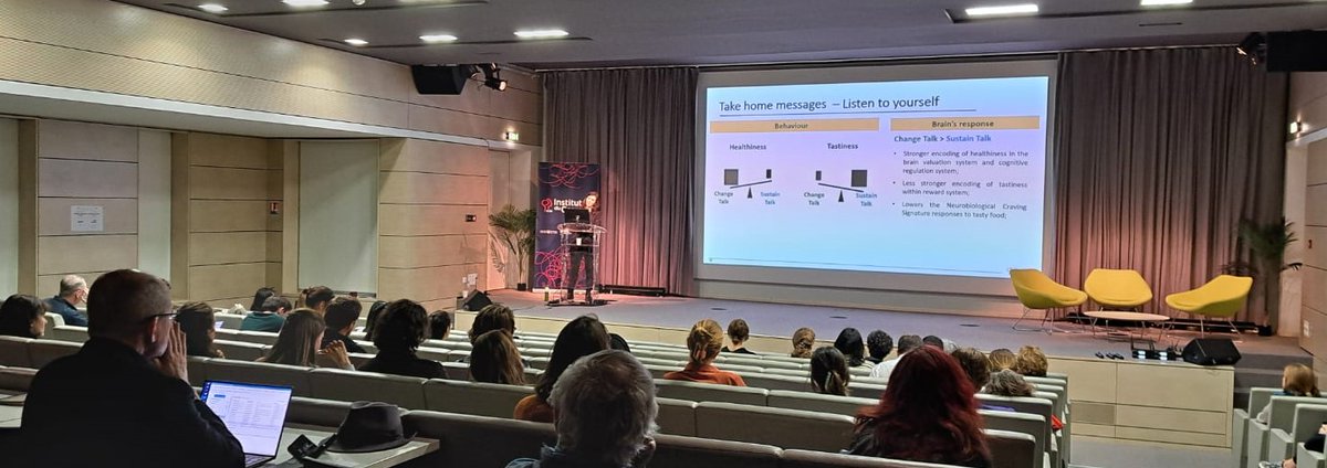 BelinaRodrigues's tweet photo. 🧠Grateful for the opportunity to have presented my work on how motivational interviewing shifts food choices &amp; brain responses at the Paris Brain Institute's conference on Body-Brain Interactions! 💡

Thank you for the platform to share insights and discuss ways forward! https://t.co/6OuWSROEYd