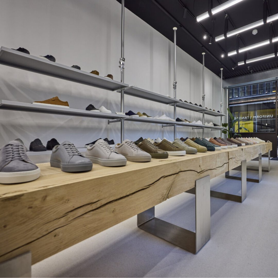 Good for the sole 📷 Check out East London sneaker brand Uniform Standard's first-ever sneaker showroom pop-up. Designs carefully considered with social and environmental responsibility in mind and minimalist aesthetics for simplicity with every step. #CarnabyLondon