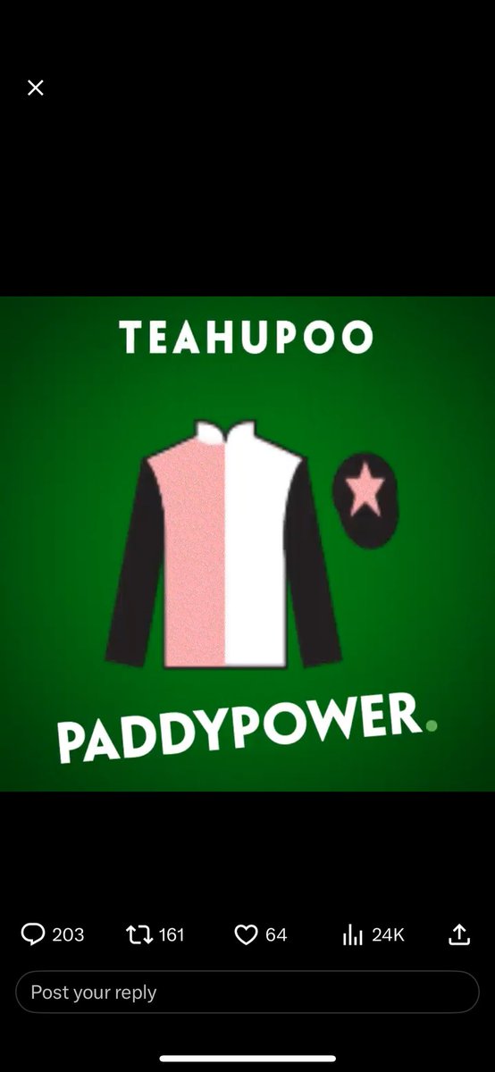 Pelwhyte's tweet photo. @paddypower https://t.co/mQ2zcZuZl1