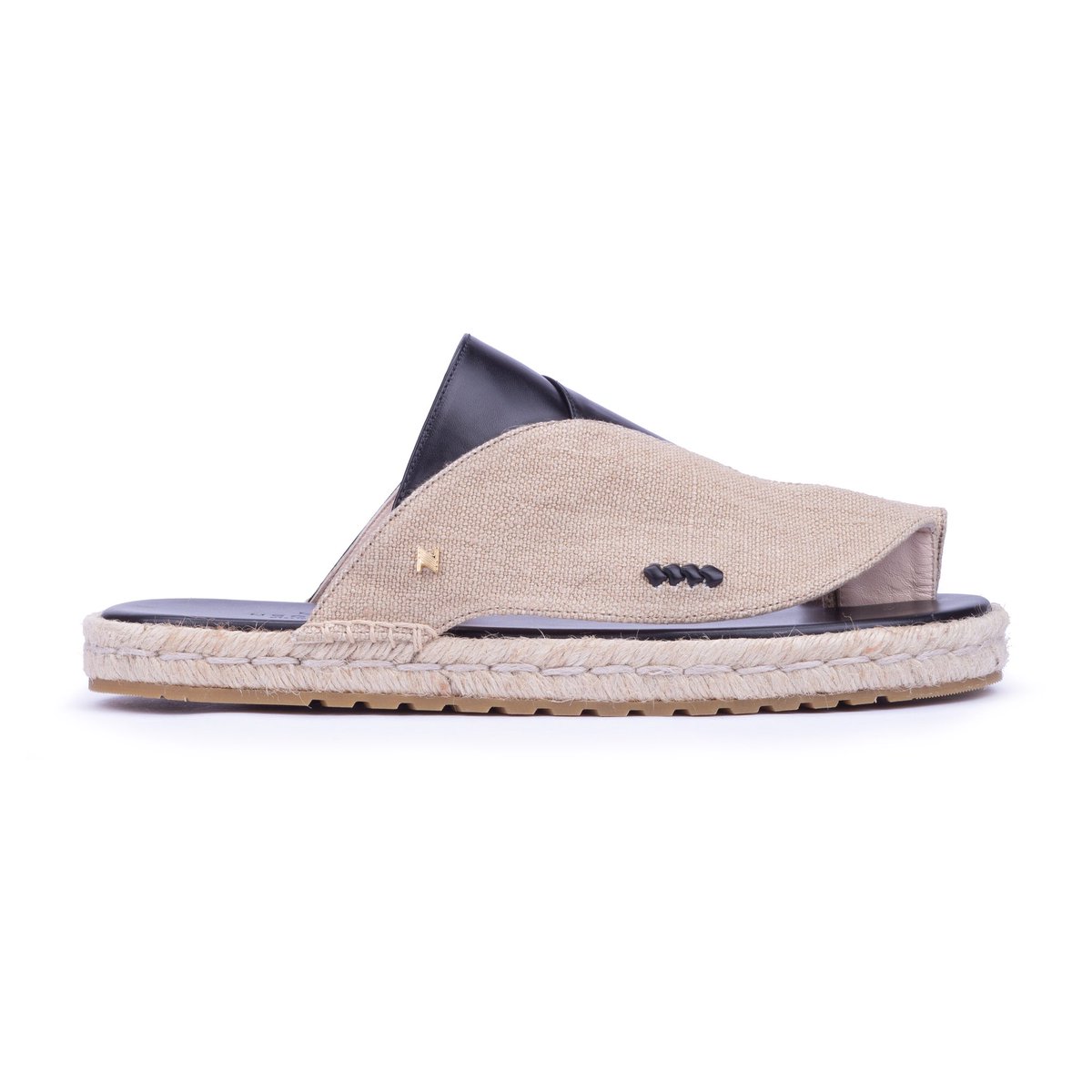 #حذاء #نقوة ماربيا أسود مع قماش
#صناعة_اسبانية #جلد_طبيعي