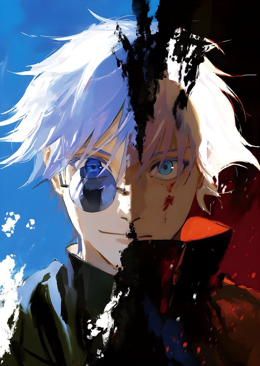 this official art of gojo is so good that so many of us thought it was fanart when it first dropped