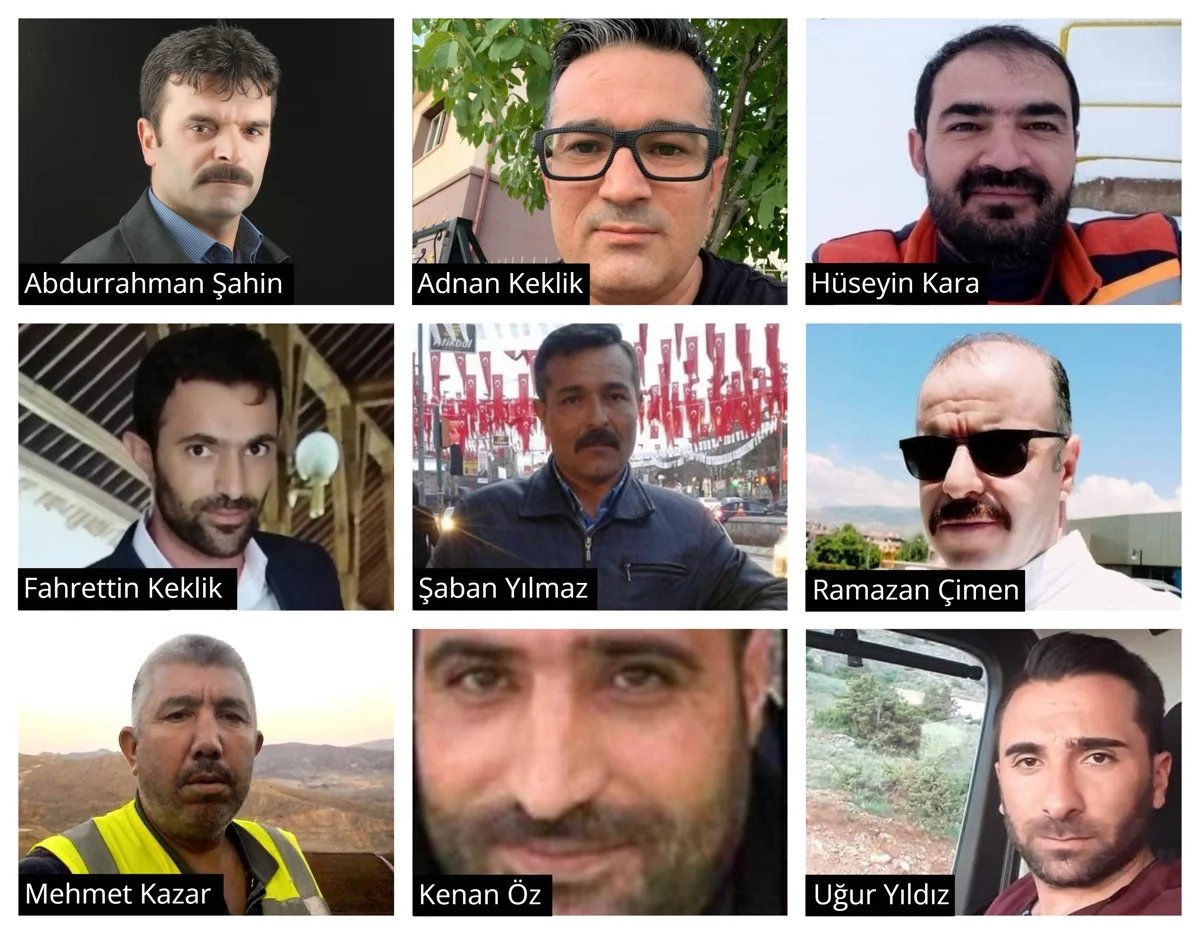 Bir ay oldu.. İliç'te dokuz maden işçisi hala göçük altında.. #İliçMezarOlduUnutma