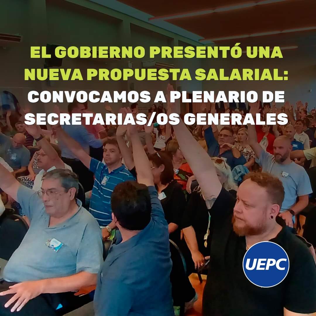 uepc_san's tweet photo. 🔵 La Junta Ejecutiva Central informa que tal como lo resolvió la última Asamblea Provincial, la cual definió: "De existir una nueva propuesta salarial superadora, suspender las acciones y medidas, y habilitar los mecanismos de consulta del sindicato", ... https://t.co/yXCd4EvvzZ