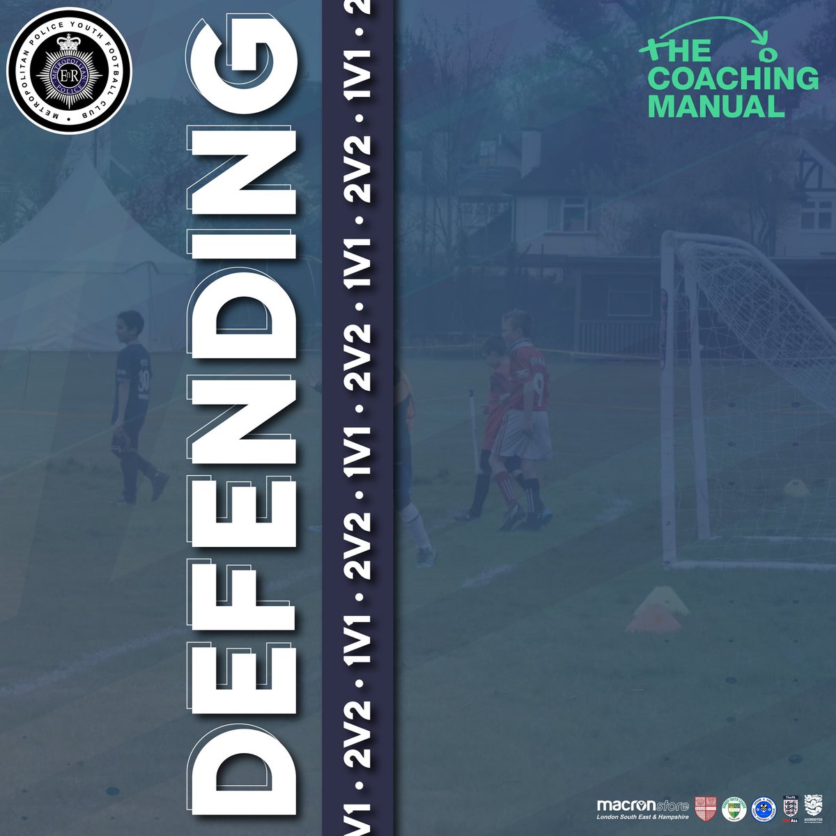 🔹MPYFC Soccer School x @CoachingManual🔹 __ This Saturday, our players will learn all about defending. Players will have the chance to brush up on their 1V1 and 2V2 defence skills and techniques🥅 __ 9am - 10am, Saturdays, Imber Court📍 __ Book: MPYFC.co.uk/saturday-footb…📲