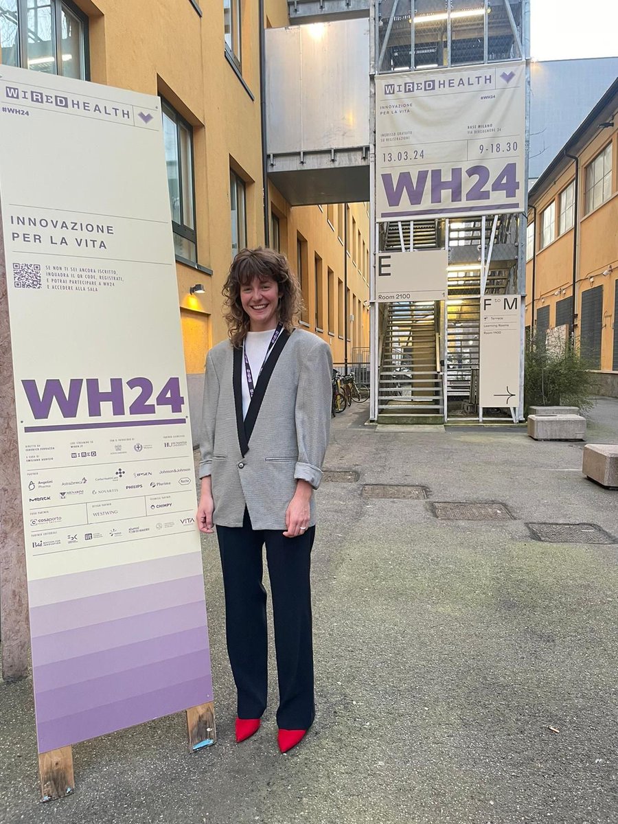 🚀 OHT has been out and about this week! 💖 Our co-founder and co-director @Maxi_Macki has been in Milan at Wired Health, speaking about health data diversity! Were you there? #OHT24 🎉