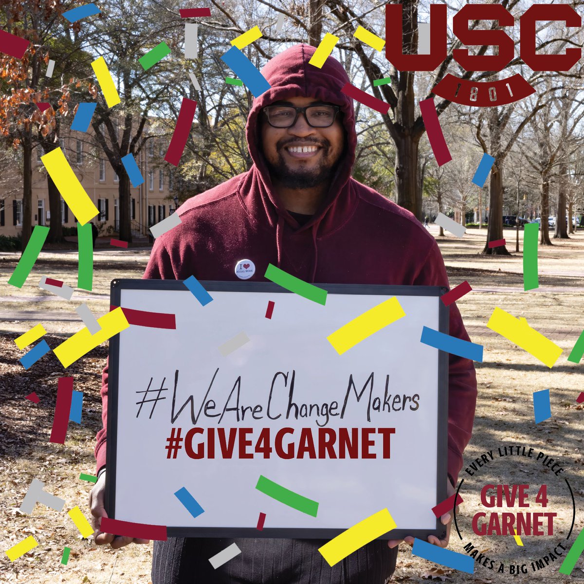 uofsccosw's tweet image. Just a week away from #Give4Garnet! 🌟 Our generous donors will match gifts and #challenge donations, unlocking new support! Mark your calendars for Mar. 20 to back student scholarships and initiatives. Every gift matters! Join us: bit.ly/3T88A0g #BeAChangeMaker