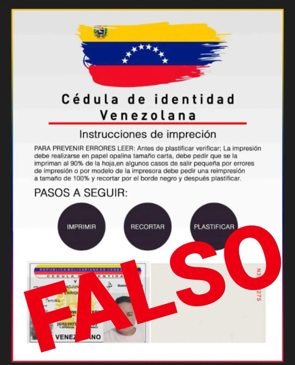 VenezuelaSaime's tweet photo. 📢 El Saime informa a los connacionales que se encuentran fuera de tierras venezolanas que a través de las sedes consulares de Venezuela en el extranjero no se pueden realizar trámites de cedulación .

➕Detalles > https://t.co/pNaBUauIn9 https://t.co/uxMRUk4ozG