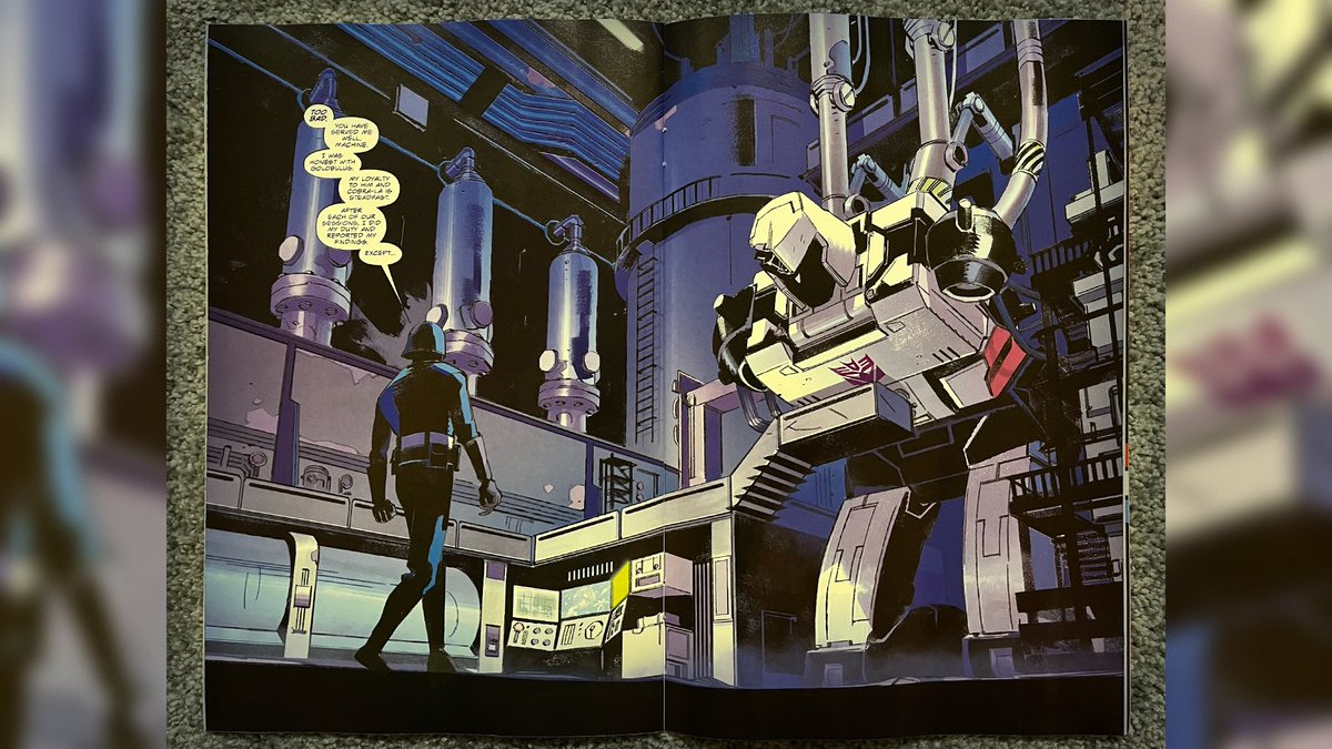 Oh ho ho. My favorite moment from Cobra Commander #1. 🤖 #Megatron #GIJoe #EnergonUniverse