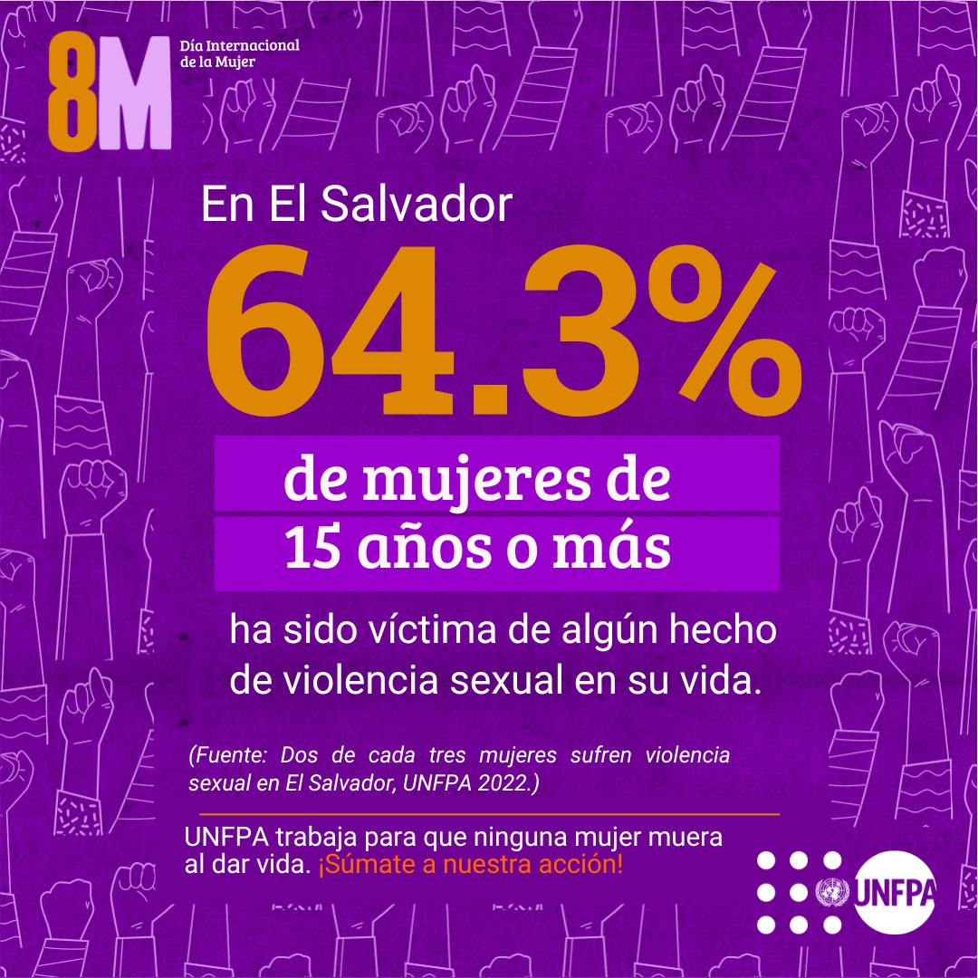 ¡Es momento de alzar la voz y unir esfuerzos para que niñas, adolescentes y mujeres vivan libres de violencia! 🖐🏼❌🛑 #DíaDeLaMujer #8deMarzo #InvertirEnIgualdad #SumarIgualdad @Atayeshe @UNFPA