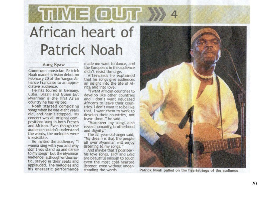 PatrickNoah1's tweet photo. Articles de presse sur PATRICK NOAH, parus en Suisse, France, Birmanie (Myanmar) et Cameroun, évoquant son album SAPERIA (AFRO CUBAN MUSIC) qui sortira ce VEN 15 MARS 2024 sur toutes les plateformes en re-édition
#PatrickNoah #Saperia #AfroCubanMusic #Release
#alldigitalplatforms https://t.co/kbMmYygVGG