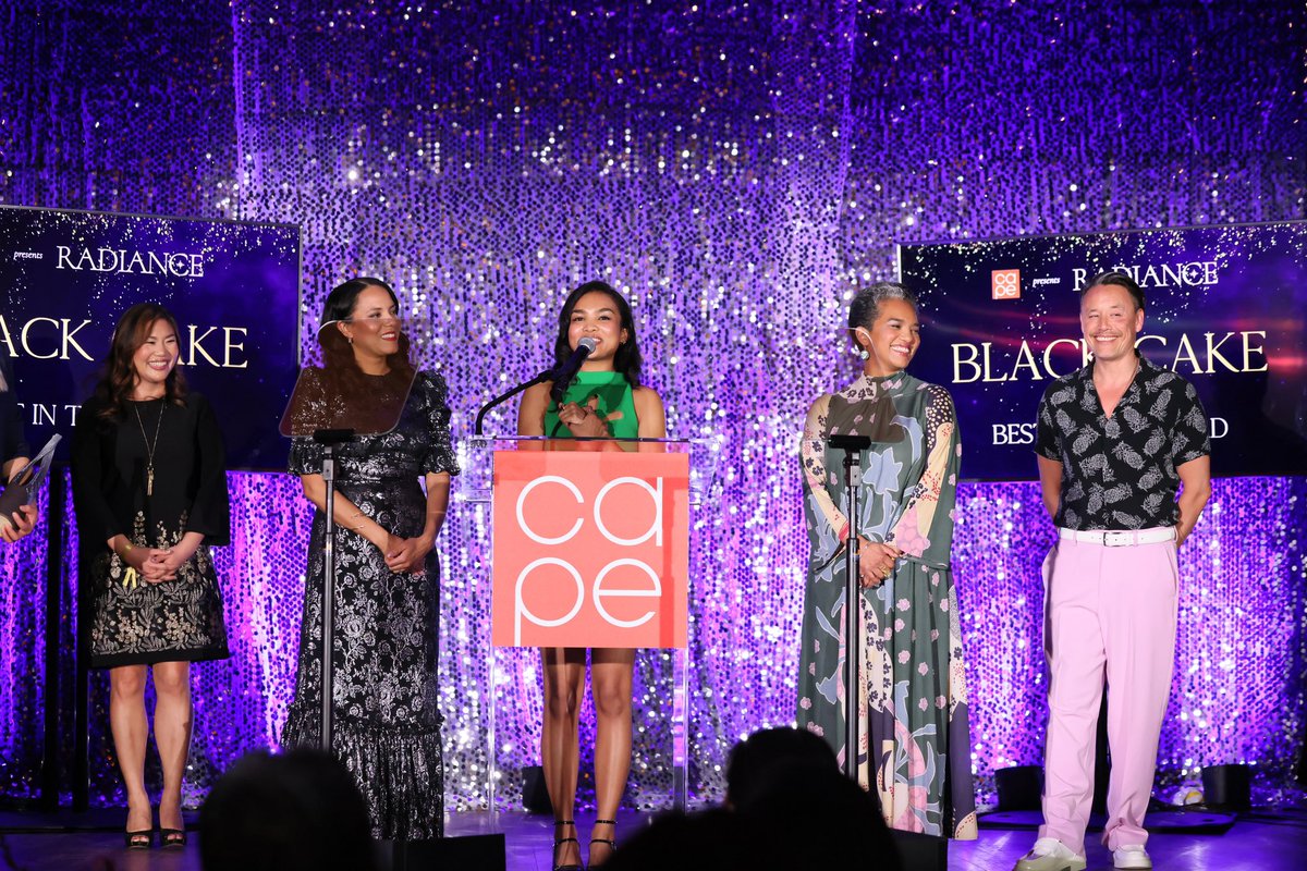 HJengaB's tweet photo. Thank you @capeusa for honoring #blackcakehulu at the #CAPERadiance event this week. It was a wonderful celebration of the amazing achievements of Asian and Pacific Islander women and non-binary artists and leaders in entertainment. The genuine community feel was palpable. Bravo! https://t.co/oHoiHYlz0m