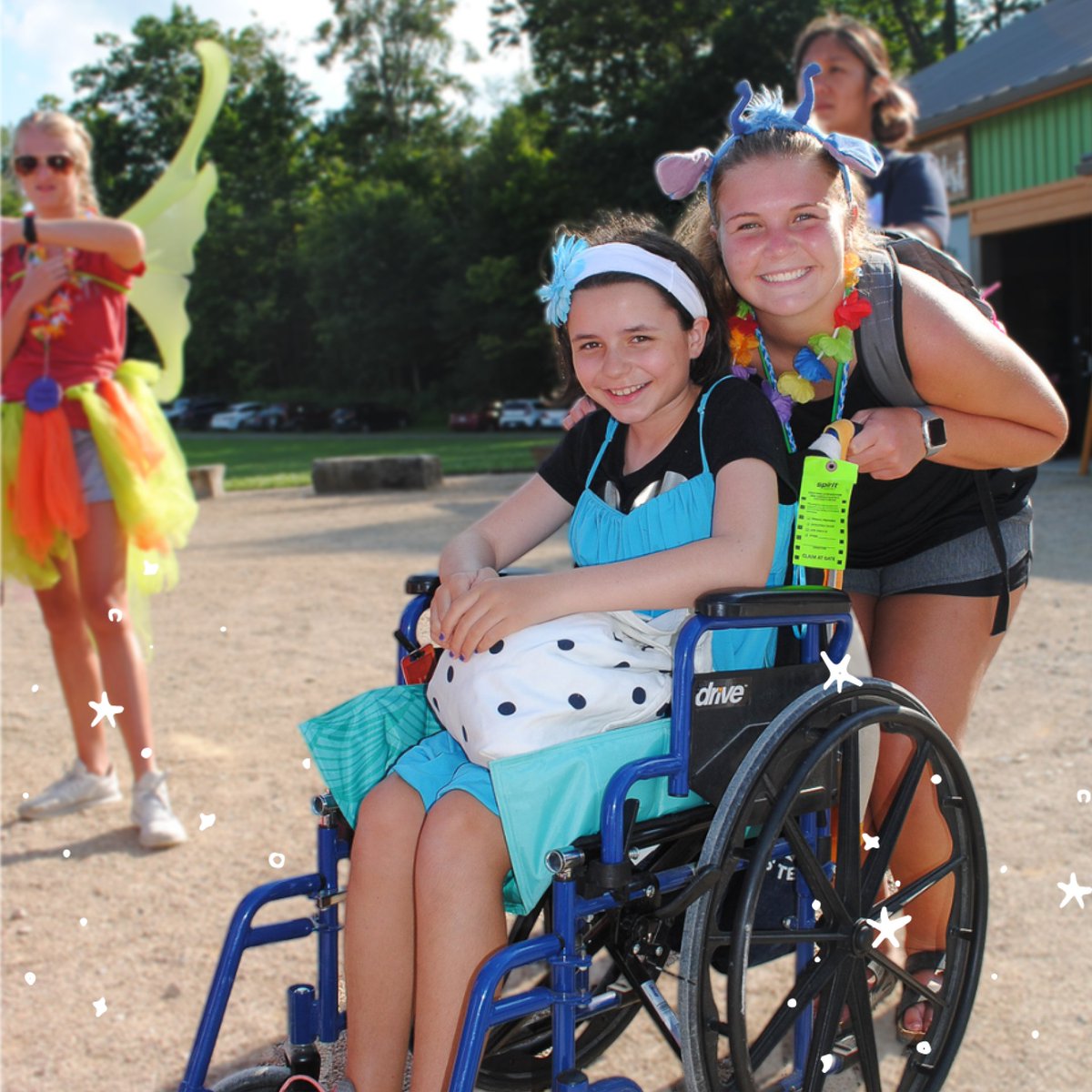 July 20-25, campers living with a spinal cord diagnosis are able to enjoy the camp experience through adaptations like a seated harness at the ropes course or an adaptive boat launch at waterfront.

Know a camper who should apply? Send them to this link: flyinghorsefarms.org/come-to-camp/