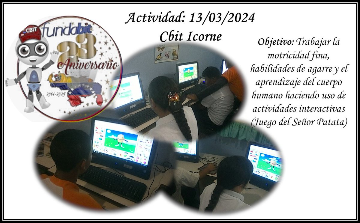 #13Mar #RumboAlFuturo con las TIC reforzamos el aprendizaje de los estudiantes con Necesidades Educativas Especiales. @NicolasMaduro @MPPEDUCACION @_LaAvanzadora @Fundabit_ @leivi24 @EleamerAbdala @Dimary08 @NubcelinS