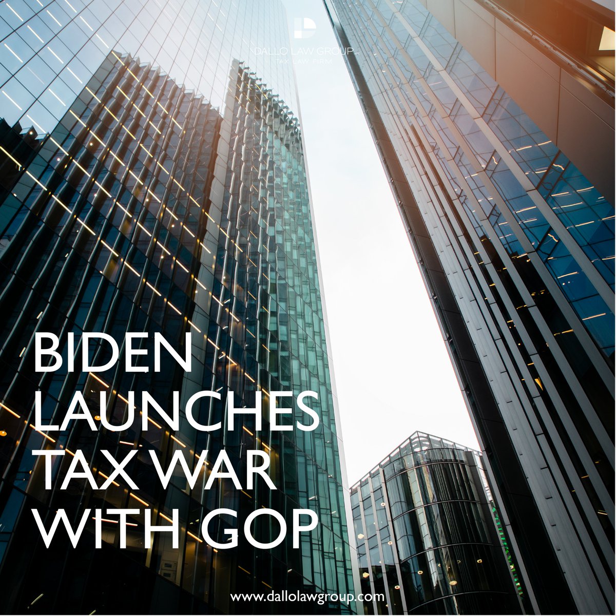 President Biden is proposing tax hikes on the wealthy and big businesses. Stay informed with Dallo Law Group - your expert partner in resolving tax controversies.  Let us bring you Peace Of Mind! 

Call Today! 619-795-8000

#TaxDebtRelief #TaxDispute #TaxAttorney #PeaceOfMind