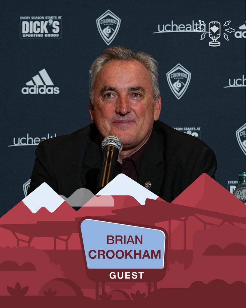 The most extraordinary man at the Rapids, Brian Crookham, joins us this week on the Colorado Rapids Podcast 🎙️

Catch up on past episodes before hearing from the <a href="/Rapids_2/">Colorado Rapids 2</a> General Manager and Sr. Director of Soccer Development for FREE on <a href="/appletv/">Apple TV</a> » apple.co/3OWS2Hl