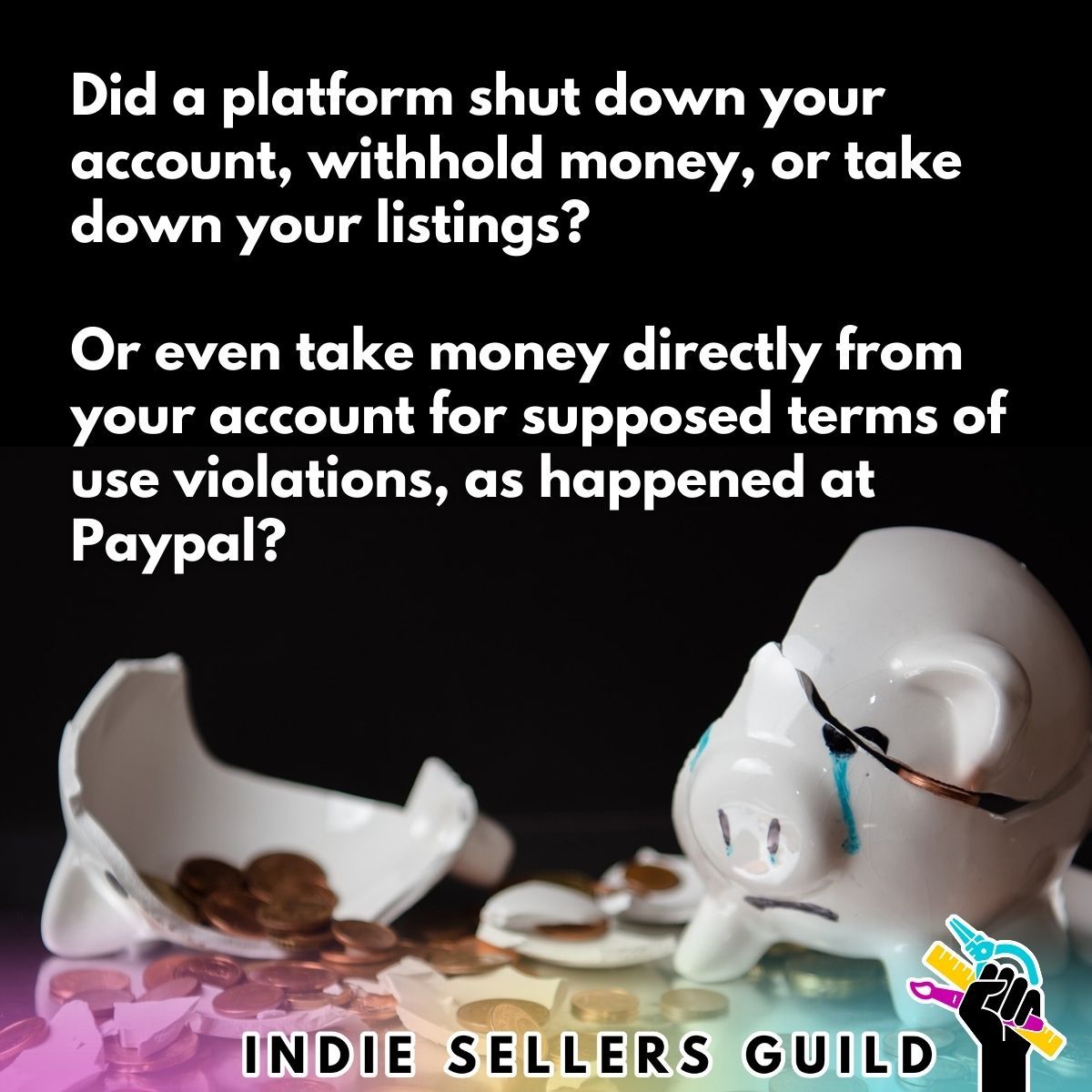 IndieSellersGld's tweet image. We are really looking forward to this panel by Katharine with @eff (eff.org) at the ISG Virtual convention! buff.ly/3TaqxLE

#indiesellersguild #ISGconvention #regulatebigtech #peopleoverprofit #exploitation