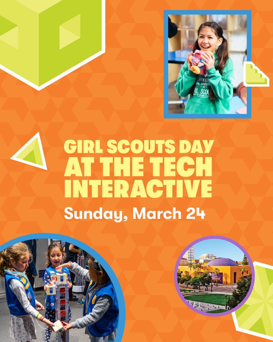 💚March 24 is just for Girl Scouts! Join us for Girl Scouts Day for unique activities, exhibits, and our famous IMAX Dome experience. #GSNorCal #GirlScout #GirlScouts #SanJose #DowntownSanJose