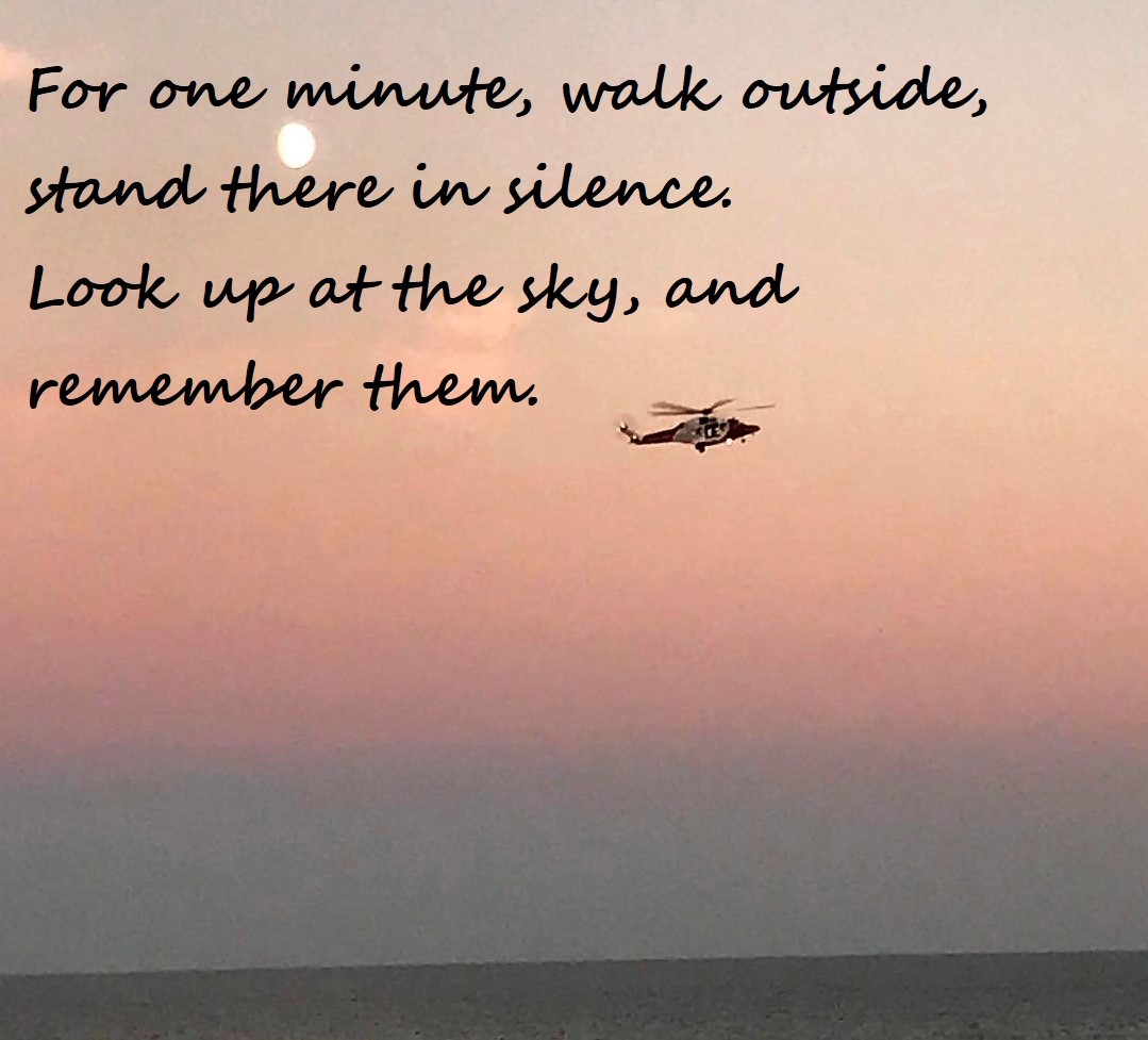 Seven years ago tonight, Irish Coastguard Helicopter Rescue 116 set out on task with Captain Dara Fitzpatrick, Captain Mark Duffy, Winchman Ciarán Smith and Winch Operator Paul Ormsby on board. Tragically lost in the early hours of the 14th March they are remembered, always.