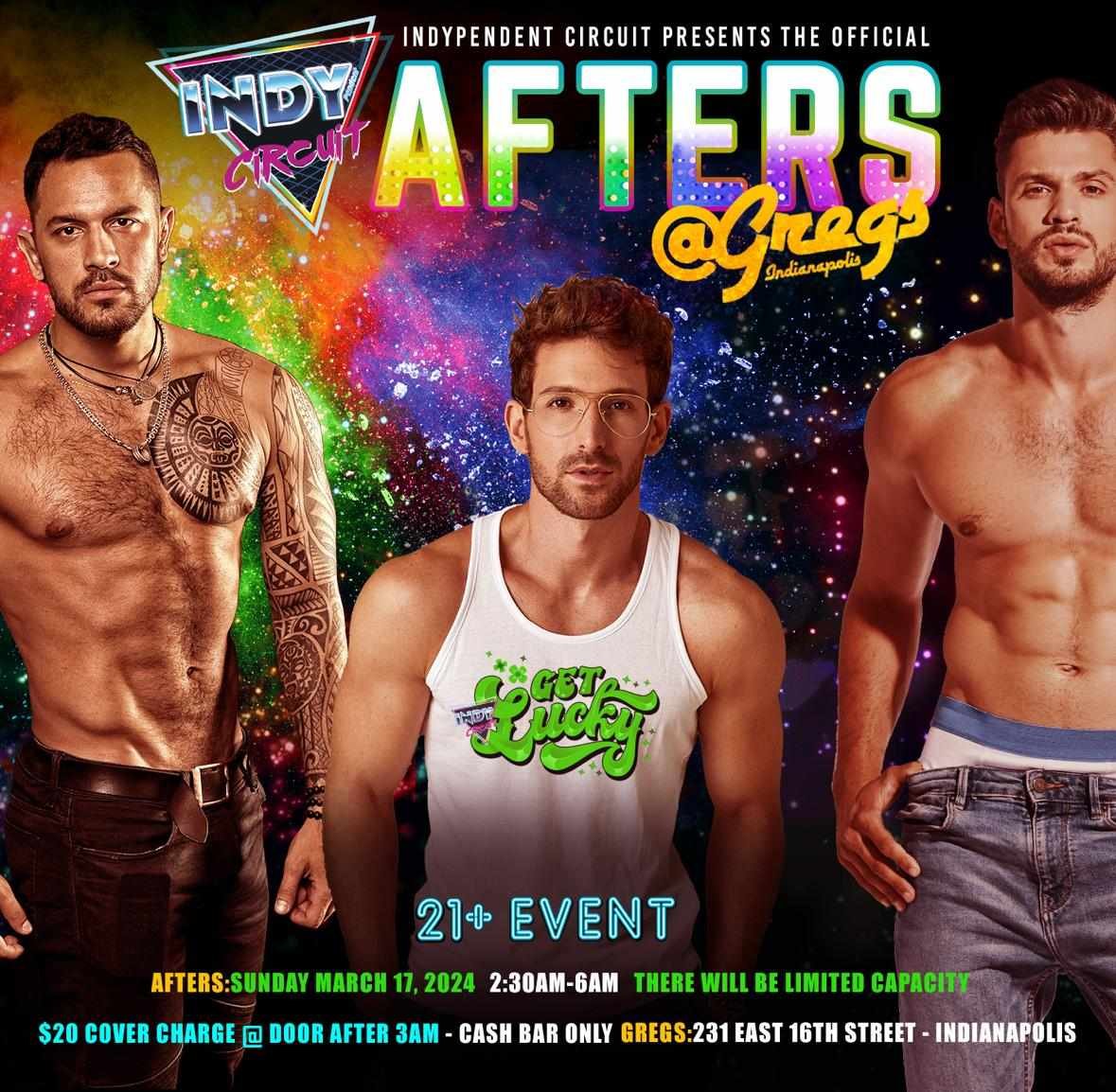 Coming up this weekend. First, we're kicking off your Saturday night with DJ Andy Austin in the booth, starting at 9:00pm.

As Saturday night, turns to Sunday, we're staying open an extra 3 hours for a circuit after party, until 6am.

21+ | $20 cover starting late