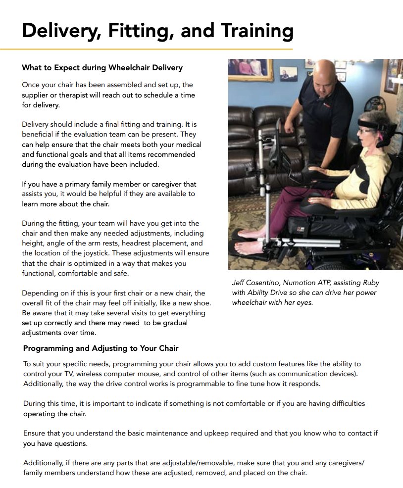 ❓What should you expect during a power wheelchair delivery? ➡️ To learn this, and more, download the FREE Team Gleason Wheelchair Guide powered by @GoNumotion: loom.ly/BfHaZZA #teamgleason #als #nowhiteflags #gonumotion