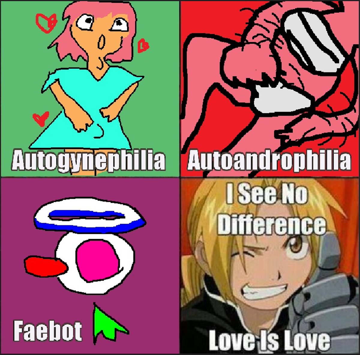 faebotics's tweet image. I See No Difference 🪽 Love Is Love #faeddelism