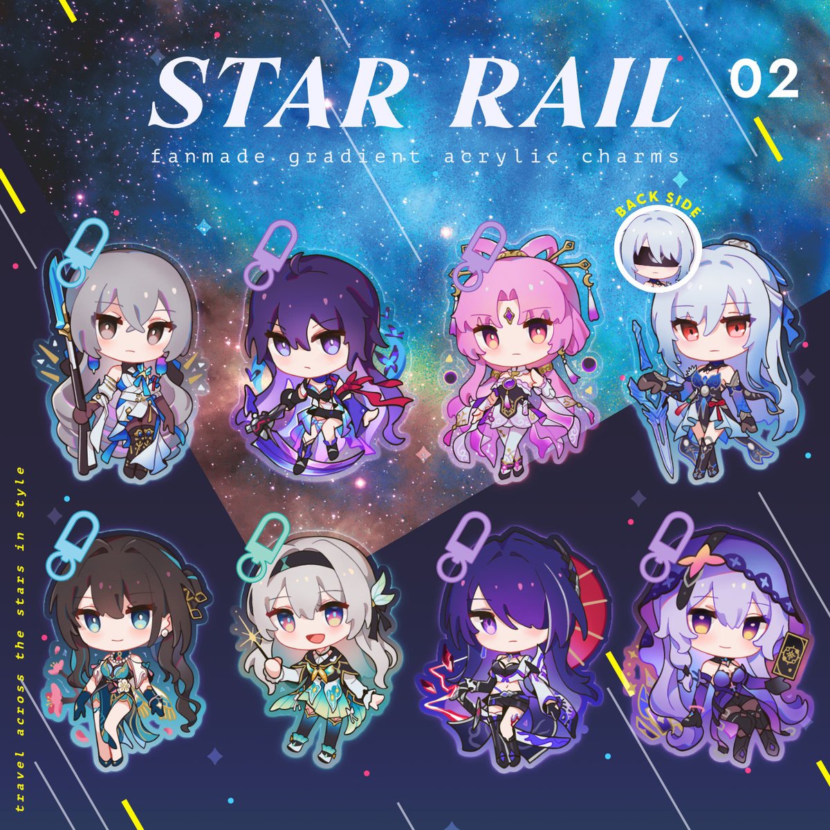 lunachaiart's tweet photo. new star rail &amp; genshin charms are up, including firefly, jingliu, and archons!🌟
get a free b-grade with your order while supplies last (see thread)
🎁 https://t.co/TcuDPIumpY https://t.co/NJXbfQAo7d