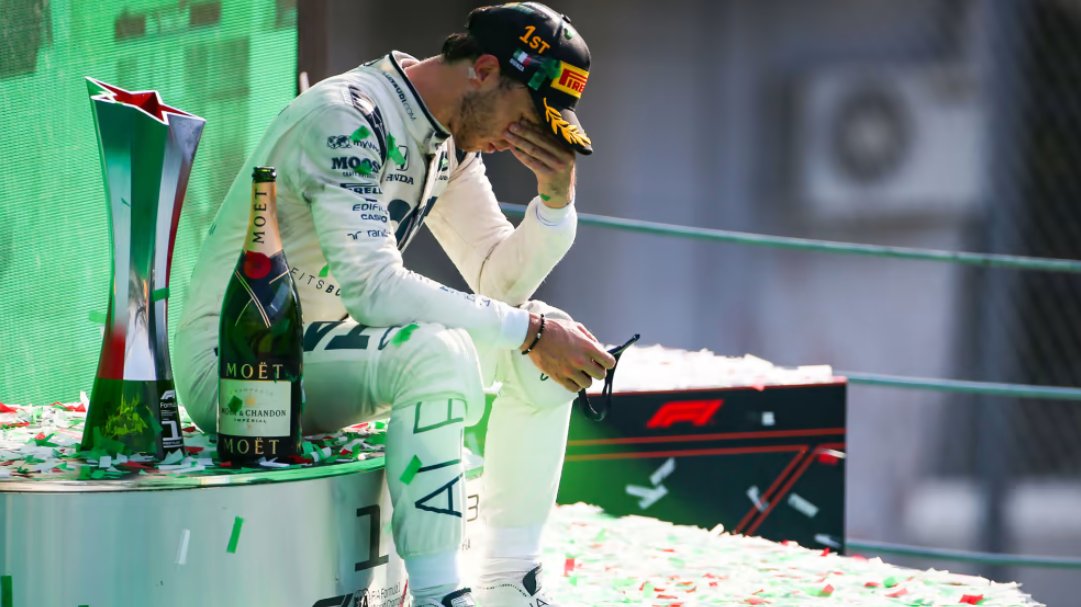 Hot Take:

The photo of Gasly after Monza 2020 is the greatest picture in F1 history.

A year after being dropped from Red Bull and the death of his best friend, he took Alpha Tauri to the win in the turbo hybrid era where it was impossible for underdogs to win

Just pure emotion