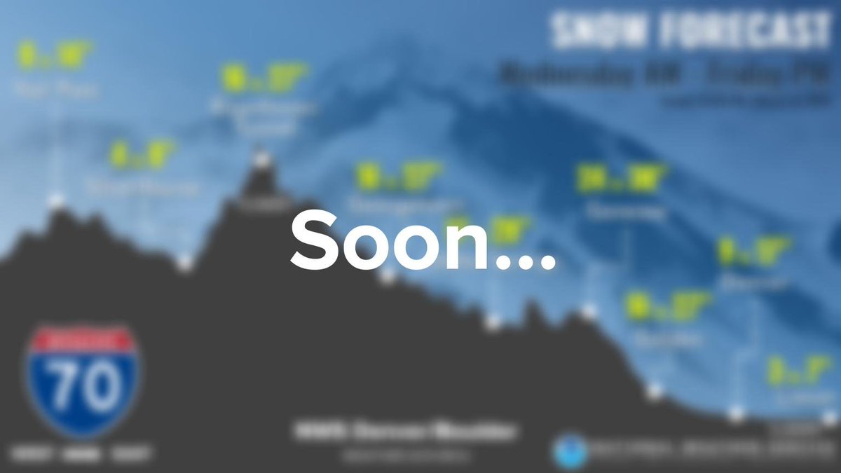 NWSBoulder's tweet photo. 1PM Forecast Update - We are seeing increasing potential for heavy snow overnight tonight. Our next forecast update is in the works and should be ready near 3-4pm. The bottom line hasn't changed - significant winter storm is on the way. Continue to check back for updates! #cowx https://t.co/jOSkavlctW