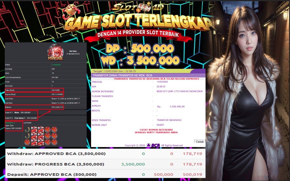 HABANERO - KOIGATE nya SLOT4D malam ini lagi ONFIRE Banget lho Bestie🔥🔥
HOT STAKE 9K Meledaak ledaak BIGWIN nya di SERVER JEPANG #SLOT4D 💥💥
𝐃𝐞𝐩𝐨𝐬𝐢𝐭 : 𝟓𝟎𝟎.𝟎𝟎𝟎
𝐖𝐢𝐭𝐡𝐝𝐫𝐚𝐰 : 𝟑.𝟓𝟎𝟎.𝟎𝟎𝟎
𝐒𝐭𝐚𝐤𝐞 : 𝟗𝐊
𝐆𝐚𝐦𝐞 : 𝐇𝐀𝐁𝐀𝐍𝐄𝐑𝐎 - 𝐊𝐎𝐈𝐆𝐀𝐓𝐄 🔥🔥