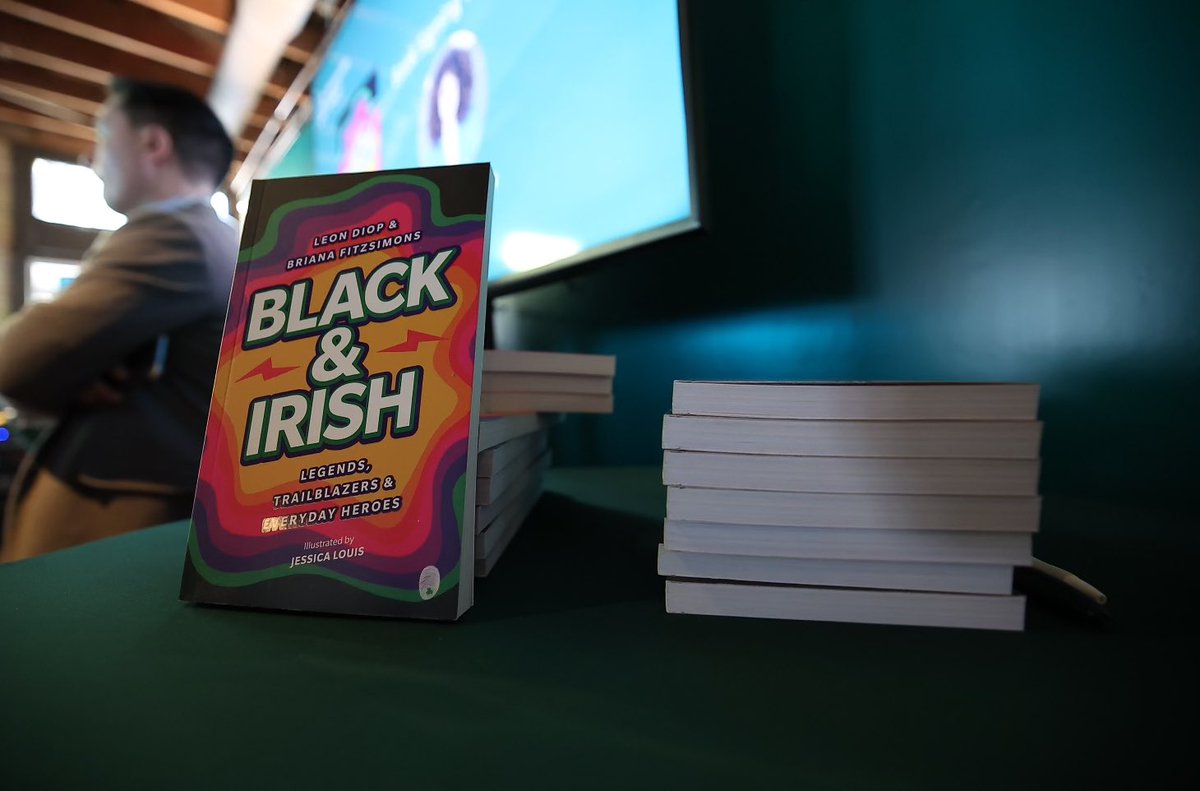 The #BlackandIrish book is here at @sxsw!