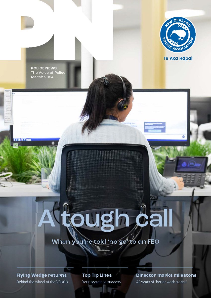 Inside the March issue of Police News we hear from members unhappy with the handling of FEO applications, relive the magic of the Mitsi V3000 &amp; chat with Region 5 director Sgt Sarah Stirling who has clocked 42 yrs in the blue uniform.

Read the full issue: bit.ly/48PITHN