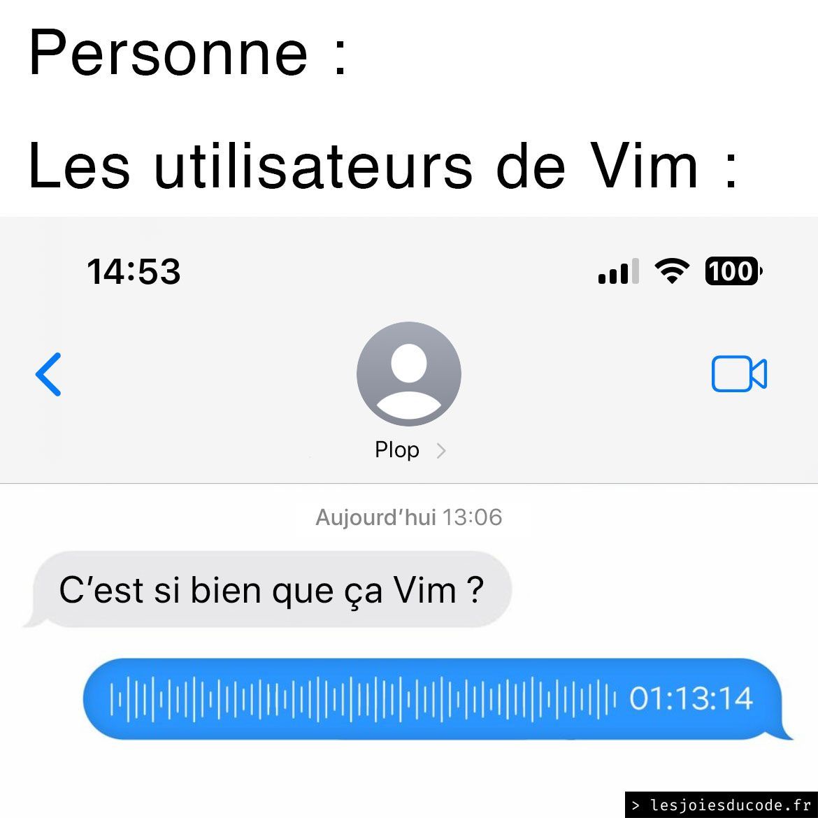 lesjoiesducode's tweet photo. Forcément https://t.co/Tm1LjTk0HC