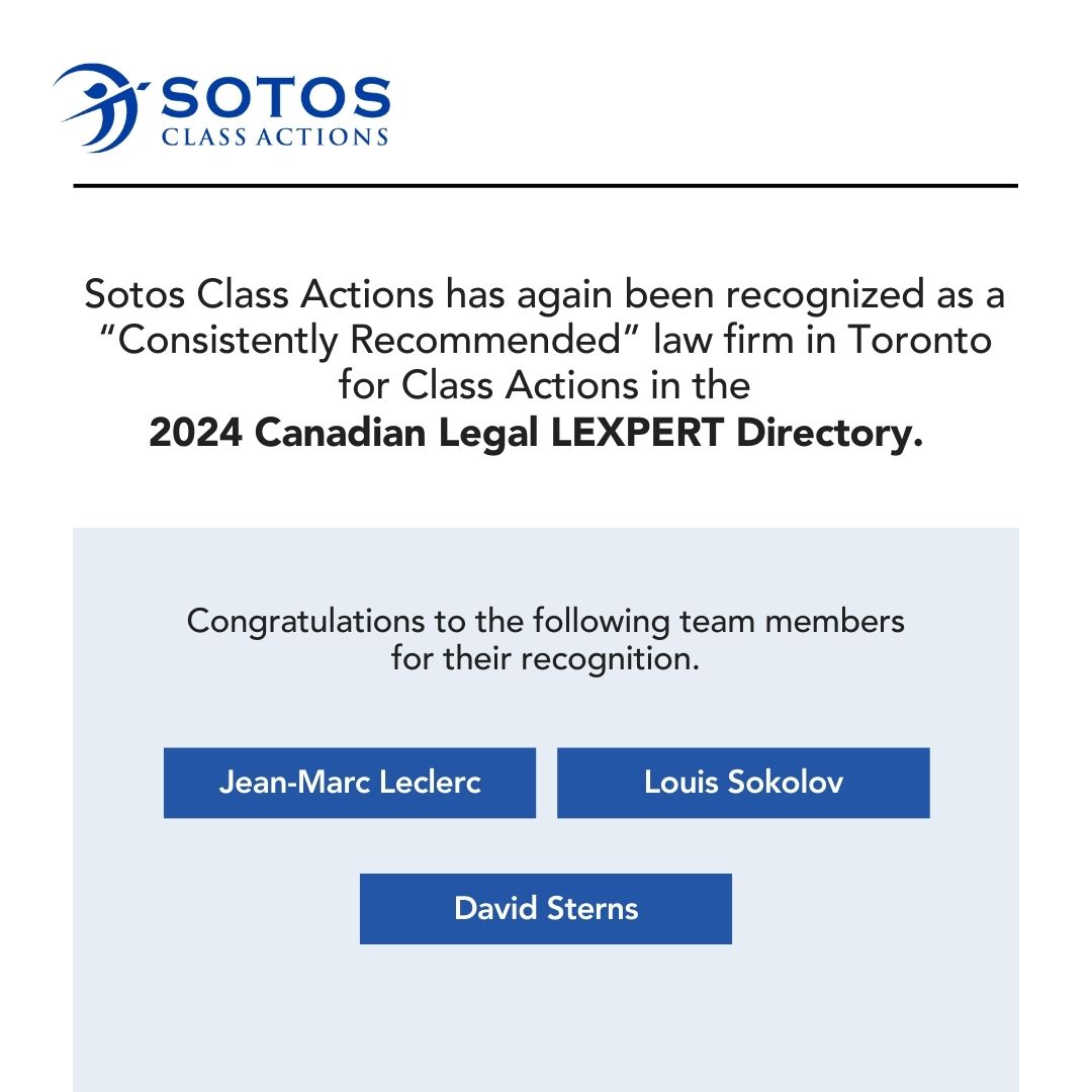 Sotos Class Actions tweet media