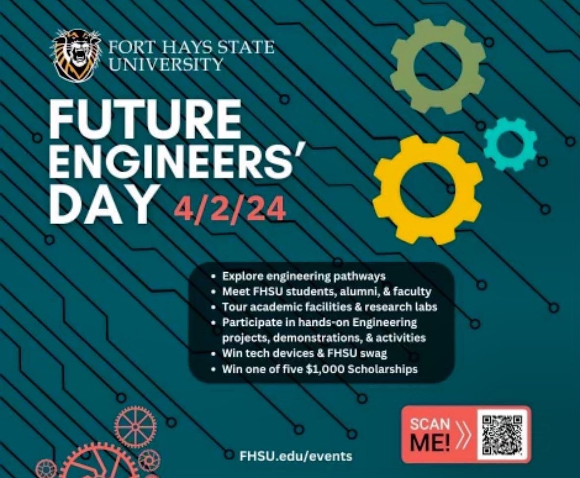 MercedessFHSU's tweet image. Mark your calendars 🗓️ April 4, 2024 in Hays, KS! 🐯#fhsuadmissions #fhsutigers #markyourcalendars