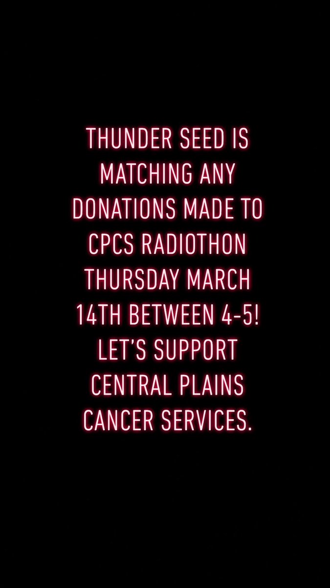 andreaj44's tweet image. #cpcs #thunderseeds #centralplainscancerservices
