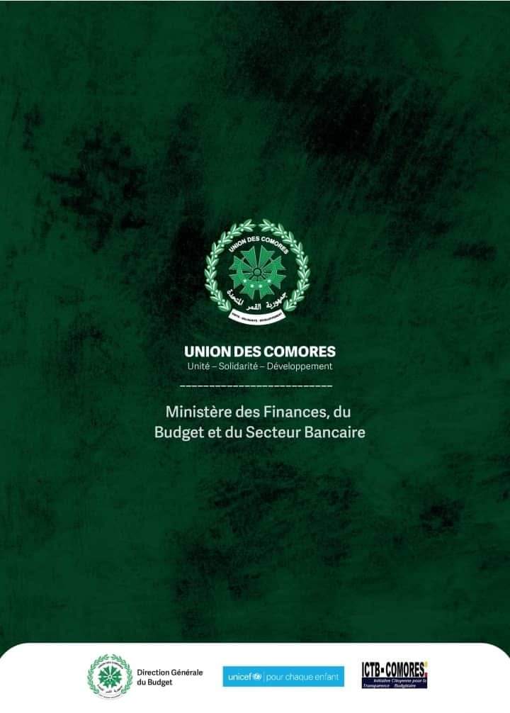 L'année 2023, en collaboration avec nos partenaires, nous avons produit pour la première fois le budget citoyen en version française. Pour 2024, nous comptons reproduire le même budget mais également en version <a href="/shikomori/">Shikomori</a> 
<a href="/finances_km/">Ministère des Finances du Budget (Comores)</a> <a href="/UNICEFComores/">UNICEF Comores</a> <a href="/UE_Madagascar/">UE à Madagascar & aux Comores</a>