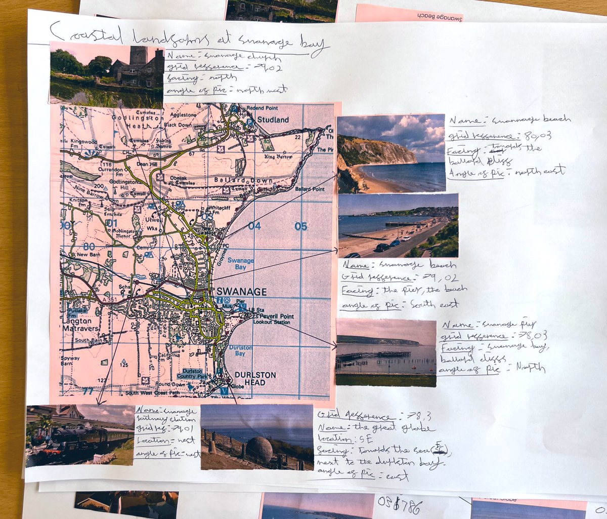 HaylingGeog's tweet photo. We took our coastal revision back to basics today - focusing on location of key places, grid references and directions 🗺️ 

#geographyteacher https://t.co/6zXg3Vl1LJ