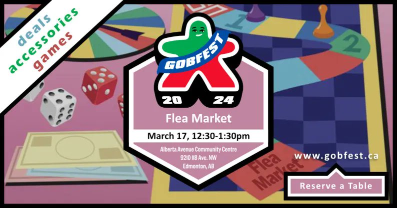 !!! COME ONE, COME ALL !!!

To the most fantasmical event of GOBfest weekend...

!!! The Flea Market !!!

What treasure are you most hoping to find at this year's Flea Market?

BE AWARE: - Cash Only -

*If you are attending GOBfest, you can go"
*All tables have been called for*