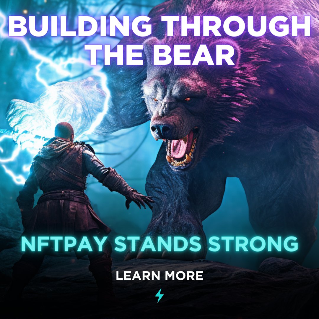 NFTpayOfficial's tweet photo. The crypto market might be volatile, but #NFTpay is built to last! 

Join us as we share our story of resilience during the bear market and our excitement for the bull run ahead in our latest blog👉https://t.co/9uyfz9JKAy @mikekrilivsky https://t.co/klpQvr7R2T