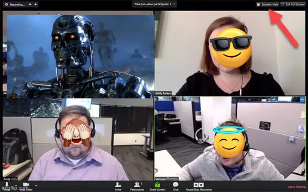 Introducing our newest team member: the AGI coding bot #Devin!  Not sure if it's here to collaborate or initiate the robot uprising 🤖💻 
#FutureOfWork #StandOffMeeting