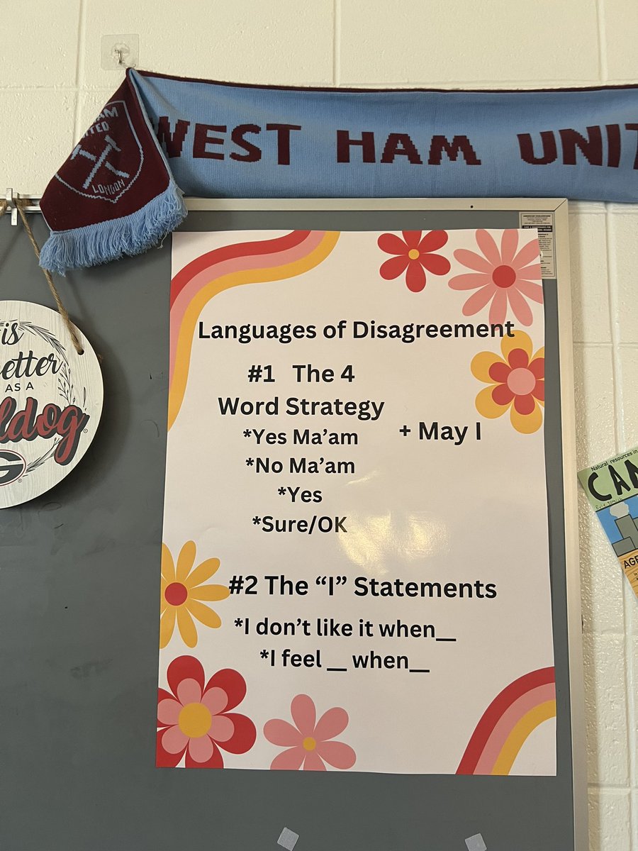 Loved all the great takeaways from <a href="/BehaviorQueen/">Amie Dean</a> ! Excited to implement the Languages of Disagreement in my classroom🙌 Thank you @JoelMPeterson for scheduling a great PD! <a href="/TheNMSWildcats/">Northwestern Middle School</a>
