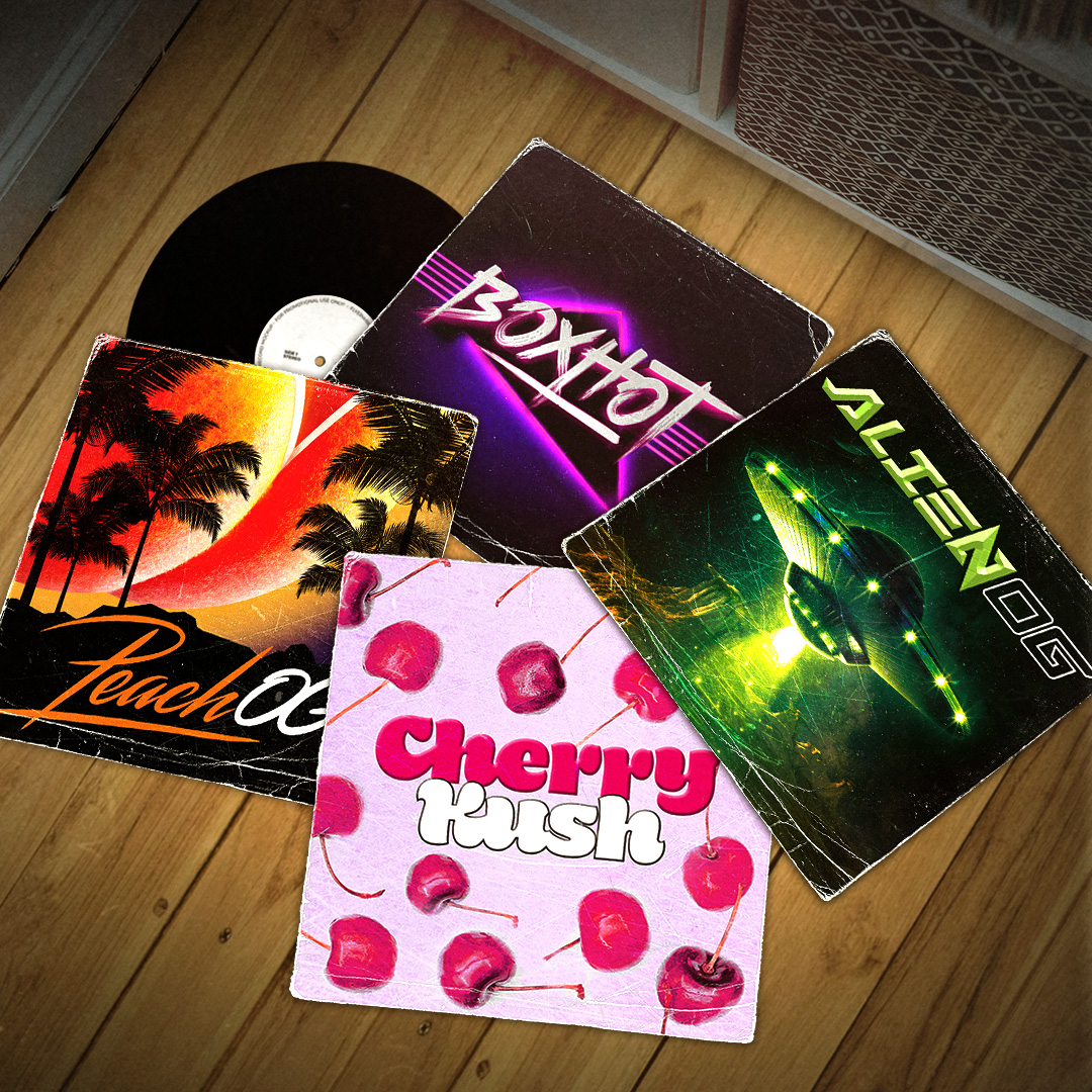 letsboxhot's tweet image. We’re feelin’ some Alien, Cherry, and Peach so we’re spinning the classic hits with the OG crew. Sound off your dream set list 🎵🤘🎸
