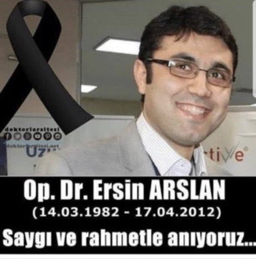 Tesadüf 14 Mart kendisinin de doğum günü… 14 Mart Tıp Bayramın, doğum günün kutlu olsun şehit Op. Dr. Ersin Arslan #14Mart #14MartTıpBayramı