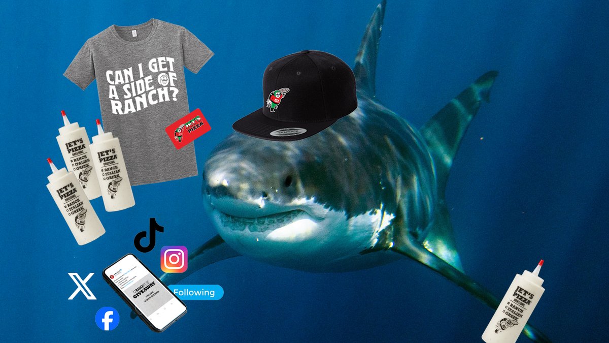 Sad Shark Fact 313: Sharks can’t enter our #Ranchfest giveaway. But you can. Enter now.