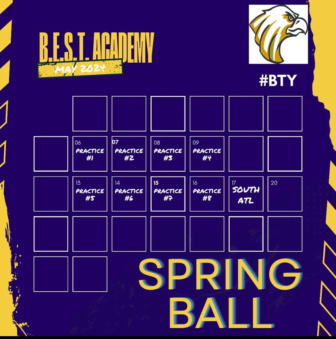 Come check us out this spring #BTY 🦅