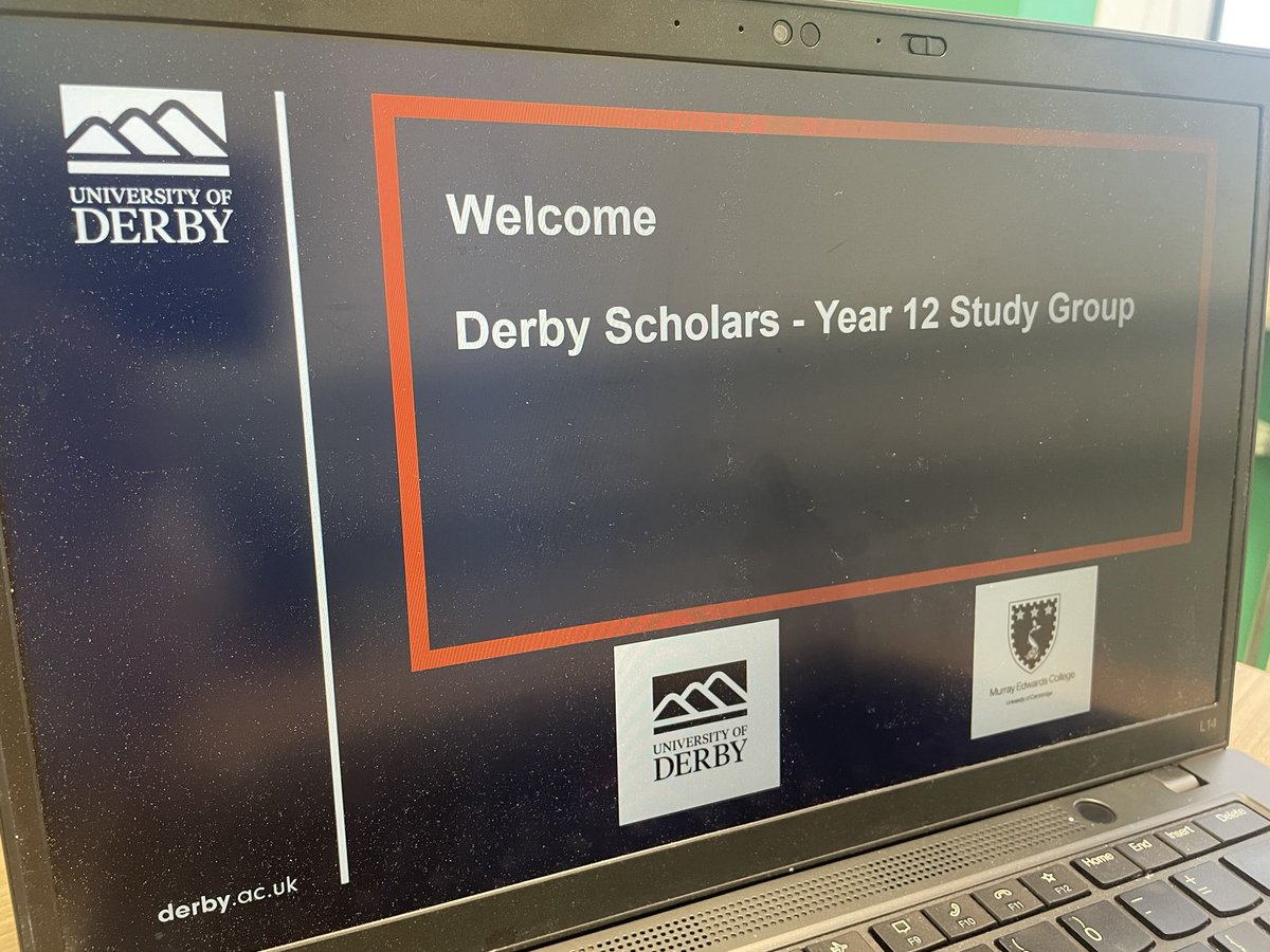 Session 1 of Derby Scholars started tonight, supporting 38 academically yr12 talented students with their OxBridge aspirations! #wideningaccessderby with @DerbyUni and increasing participation from Derbyshire students into high tariff uni’s! Exciting times!