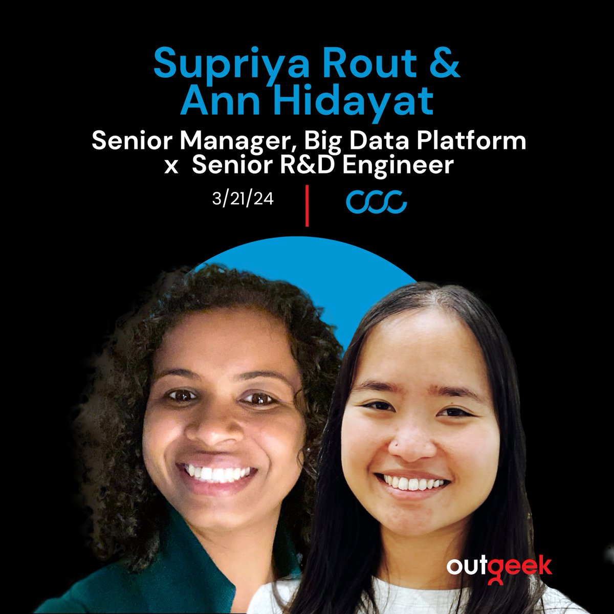 outgeekwomen's tweet photo. 🎉We are teaming up again with @CCCIntelligent on 3/21! This time, we're spotlighting women in tech for #InternationalWomensMonth. If you're in Chicago 👉 https://t.co/dC7pkrxLt0!
#cccintelligent #cccteam #womenintech #wit #dei #outgeekwomen #WomensMonth #chicagotech https://t.co/fAMxlG9Yx1