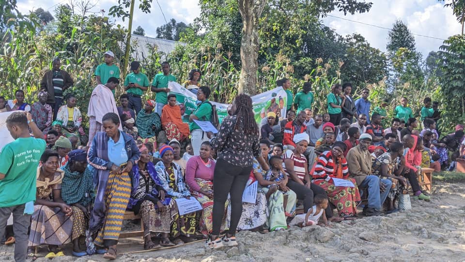 Today we carried out the community outreach in <a href="/MusanzeDistrict/">Musanze District</a> #busogo_sector where we provided Nutrition education, planted fruits trees, and distributed chickens and rabbits to some families attended the activity to #EndMalnutrition by consuming animal products.