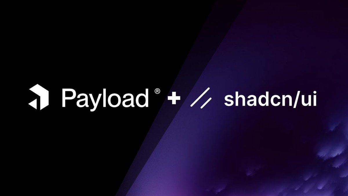 You can now use @payloadcms with @shadcn's UI library with this fantastic tutorial by the people over at @10xMediaGmbH