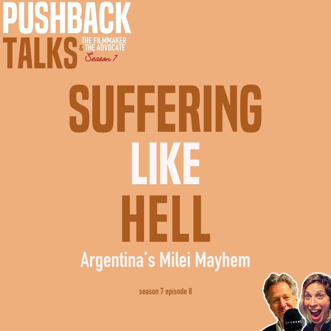 #PushbackTalks takes a deep dive into Argentina's challenges with political turmoil & economic distress. @sebastianfest of @podcastamericas joins Fredrik & Leilani to discuss President Milei's policies & the quest for a more equitable future #Argentina #podcast #Politics